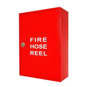 Fire Extinguisher Cabinets: Hose Reel Cabinet with Turn Handle Lock & Back